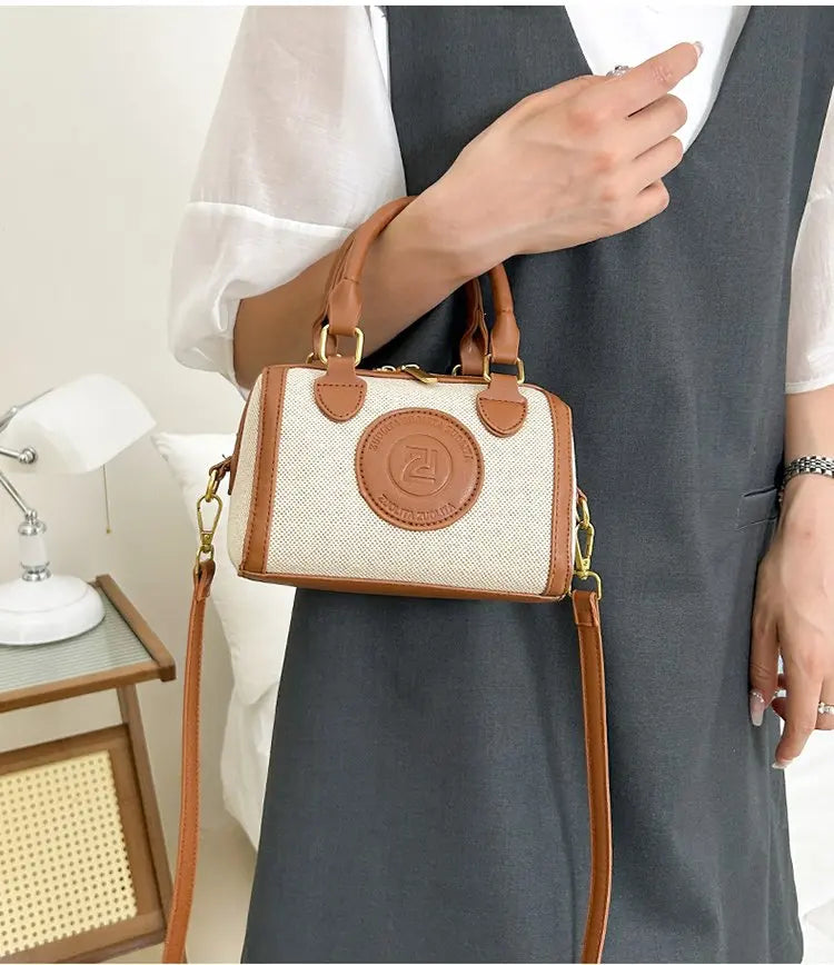 Famous Designer Leather Women's Tote Bag Luxury Brand Popular Classic Fine Craftsmanship Elegant Vintage Commuter Bag