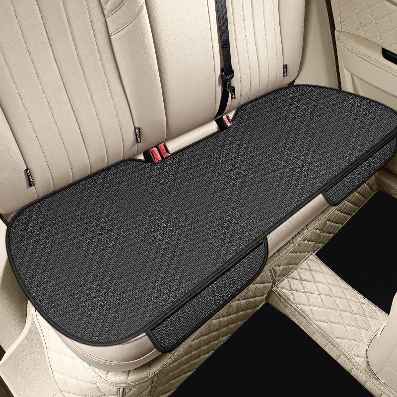 Breathable Ice Silk Car Seat Cushion Non-slip and Wear-resistant Solid Color Ice Silk Car Seat Cover, Universal Fit Most Cars