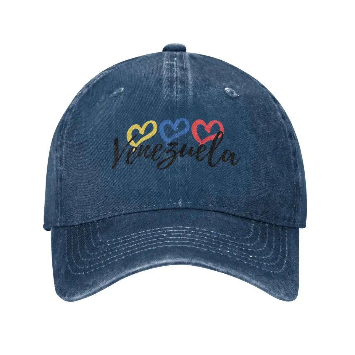 Vintage Venezuela Flag Baseball Cap Men Women Distressed Washed Snapback Hat Venezuelan Sandwich Outdoor Running Golf Caps Hat