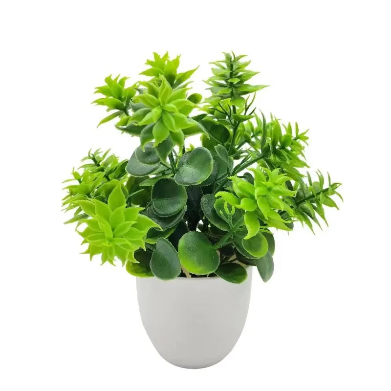 1PC Artificial Plant with Plastic Pot