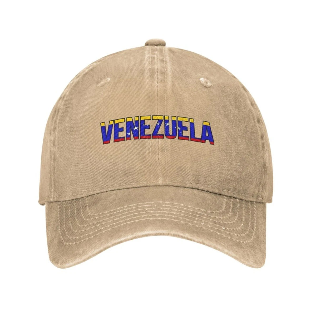Vintage Venezuela Flag Baseball Cap Men Women Distressed Washed Snapback Hat Venezuelan Sandwich Outdoor Running Golf Caps Hat