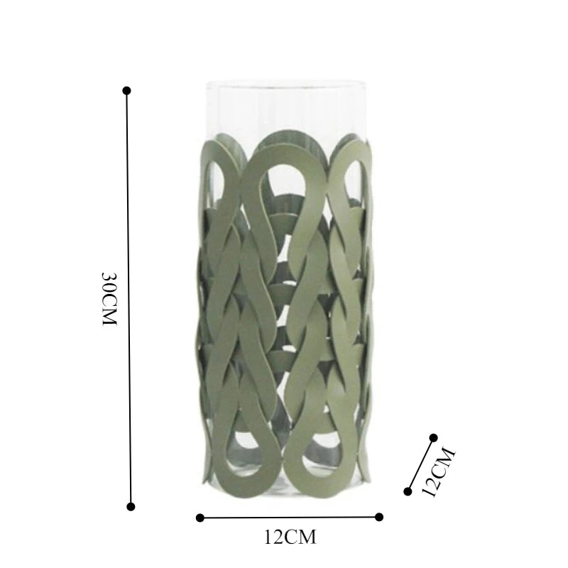 Glass Vases Decoration Aesthetic Flower Vase