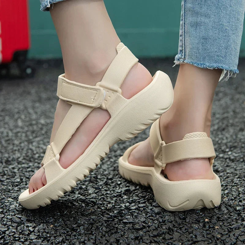 New Fashion Platform Sport Casual Flat Sandals Non-slip Outdoor Beach Sandalias Chaussure Femme