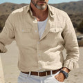 Men's Shirts Shirts for Man Men's Shirt Linen Shirt Shirts Men's Linen Shirt Men Shirt Man Business Gentleman Denim Shirts