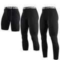 Men's Compression Pants Tights Cool Dry Leggings Sports Baselayer Running Tights Athletic Workout Active Shorts