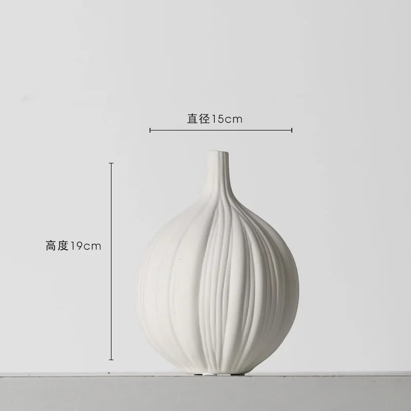 Elegant Ceramic Vase Decoration Dry Flower Arranger