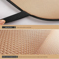 Breathable Ice Silk Car Seat Cushion Non-slip and Wear-resistant Solid Color Ice Silk Car Seat Cover, Universal Fit Most Cars