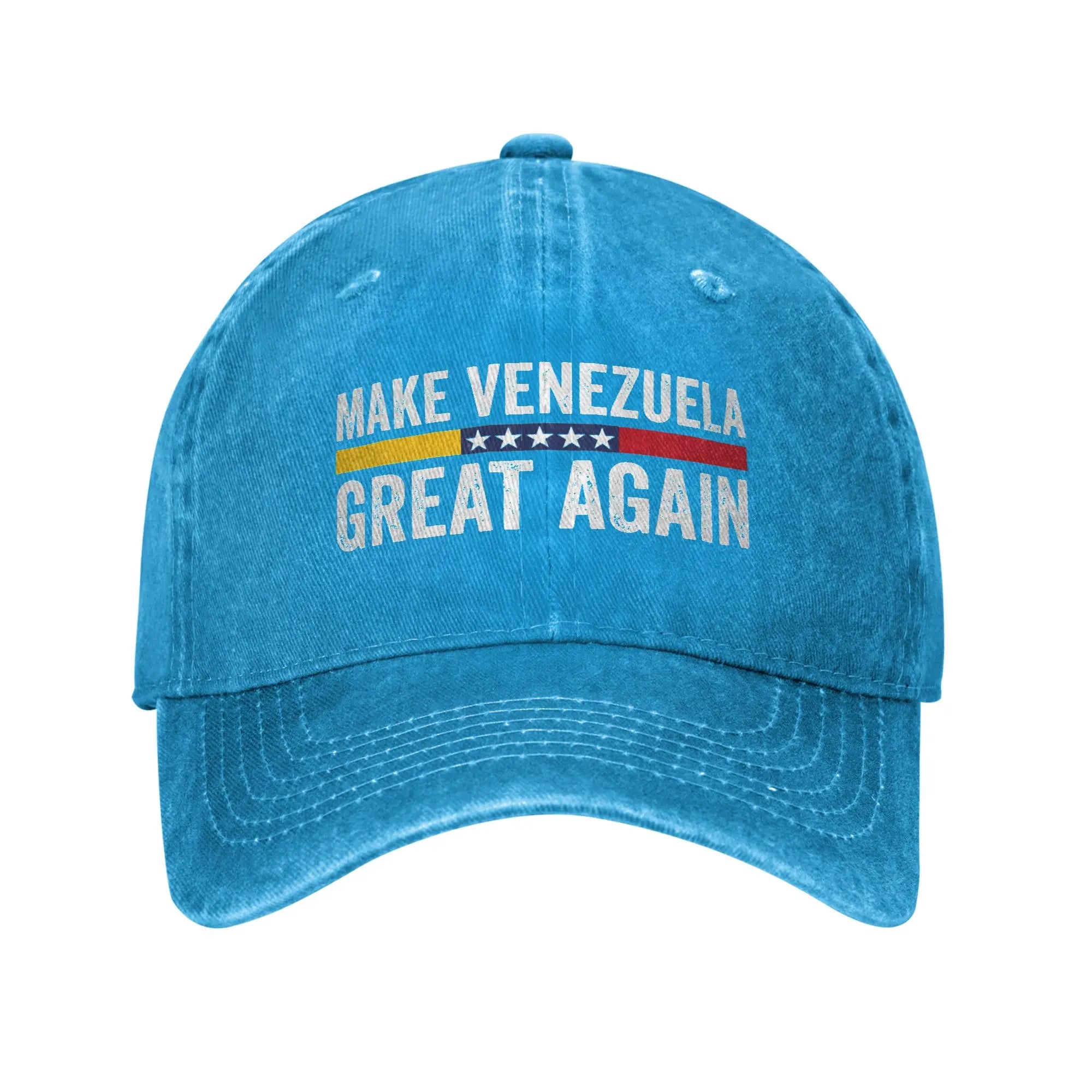 Washed Baseball Cap Make Venezuela Great Again Summer Trucker Hat For Men Women Venezuelan Outdoor Sports Sun Baseball Caps
