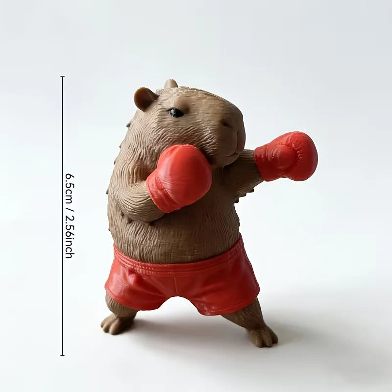 Cute Capybara Ornament, Desktop Office Decoration, Car Decor, Creative Animal Model, Collectible Figurines, Car Ornament