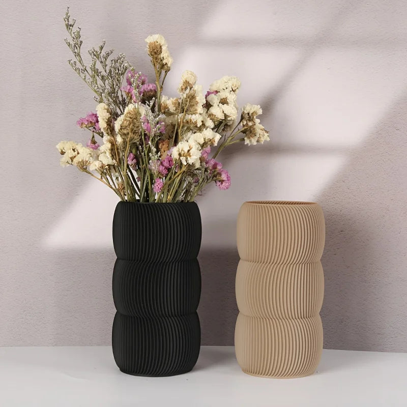 1 Piece, Bohemian Style Decorative Vase, Home Decor Vase, Perfect for Dried Flowers