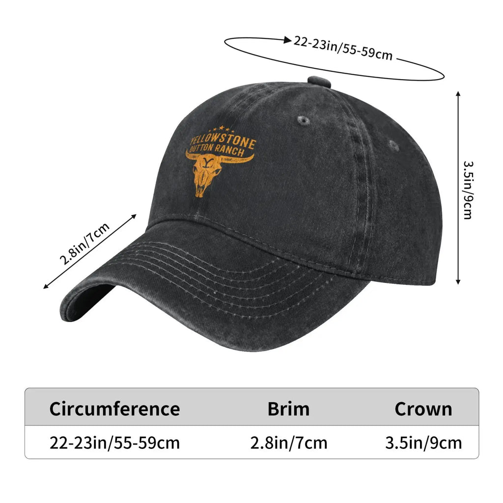 Yellowstone Dutton Rance Classic Men's Baseball Cap Retro Hat Trucker Cap