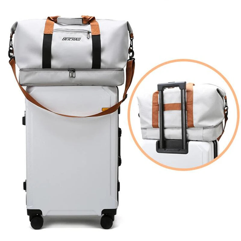 Luggage Bags Leisure Travel Large Capacity Breathable Waterproof Wear-resistant Men and Women's One Shoulder Crossbody Bag
