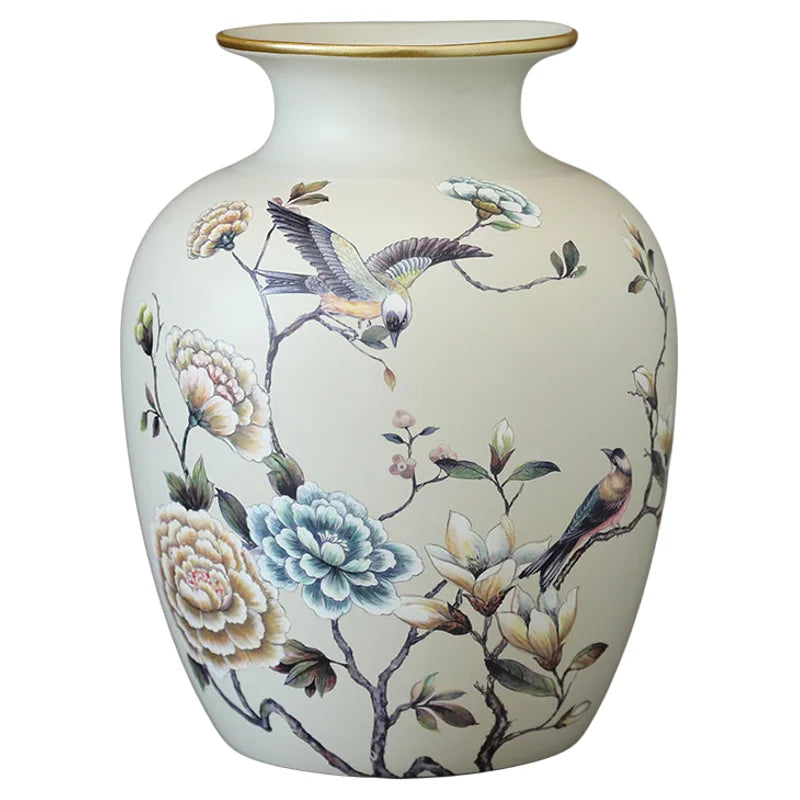 American Style Ceramic Vase Dining Table Entrance Tea Table Decoration Modern And Simple European Style French Creative Crafts