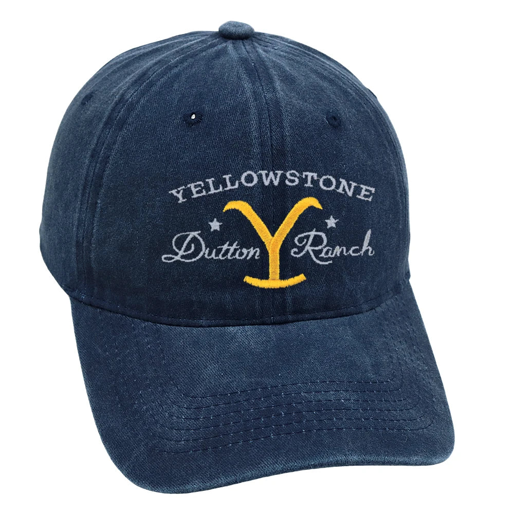 Yellowstone Dutton Ranch Baseball Cap Embroidery Cowgirl Dad Hat Men Summer Casual Farm Hat Unisex