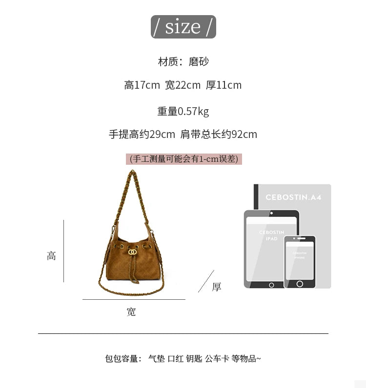 High-Quality Leather Women's Handbag Classic Elegant Design By Famous Designer Luxury Brand For Stylish Ladies