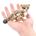 3D printed cheetah, integrated articulated simulation animal model, creative multi-color desktop decoration, creative trendy pla