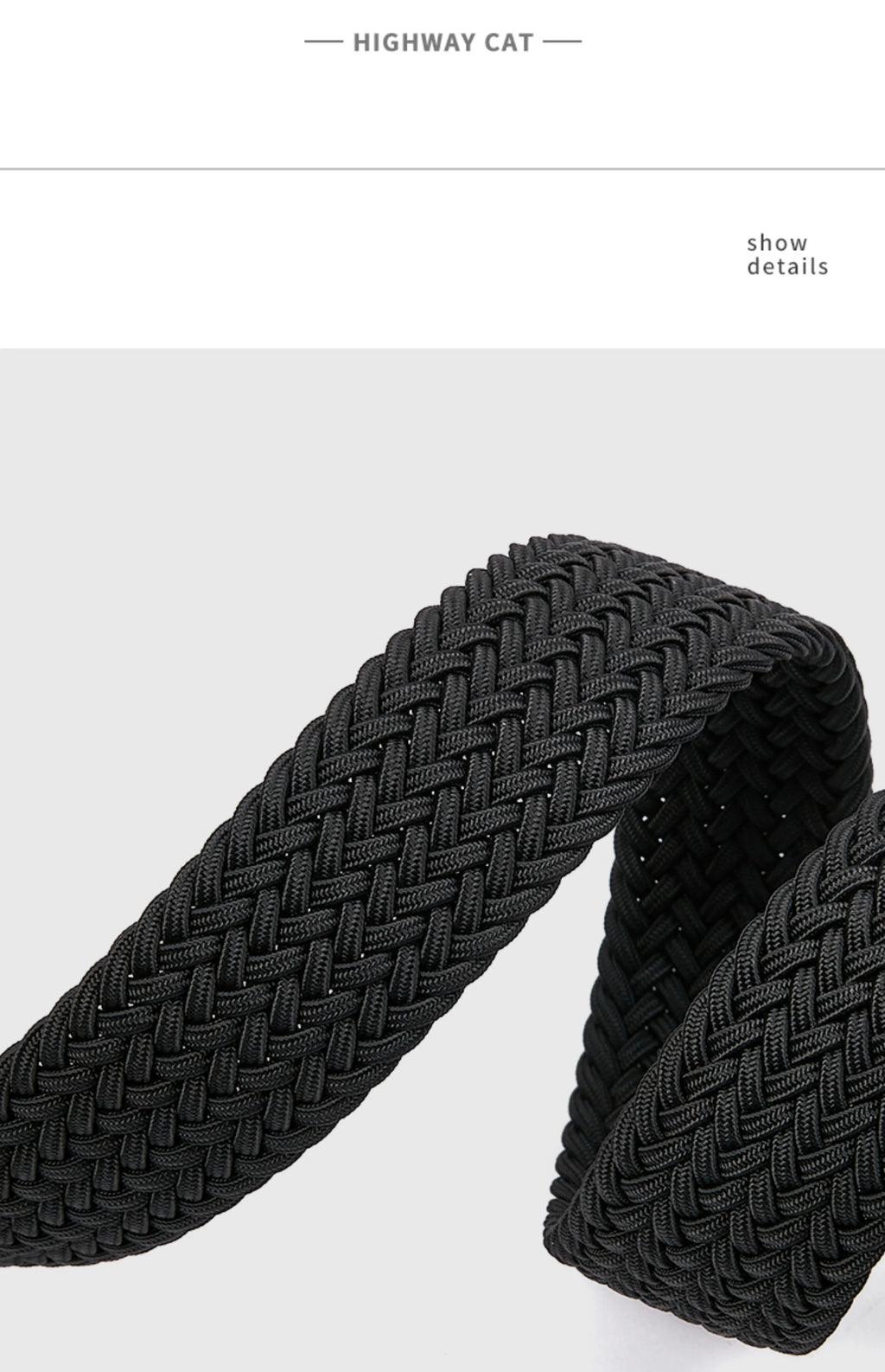 Weaving Belt Men's Fashionable Belt for Young Adults Casual Multifunctional Canvas Pants Belt with Elastic Golf Studs Fabric Lea
