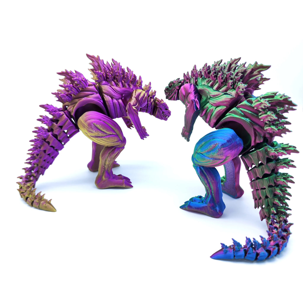 3D Printing Muscle Dinosaur Toys Joints Movable Creative Desktop Decorative Ornaments Simulation Animal Dinosaur Model Boy Gift