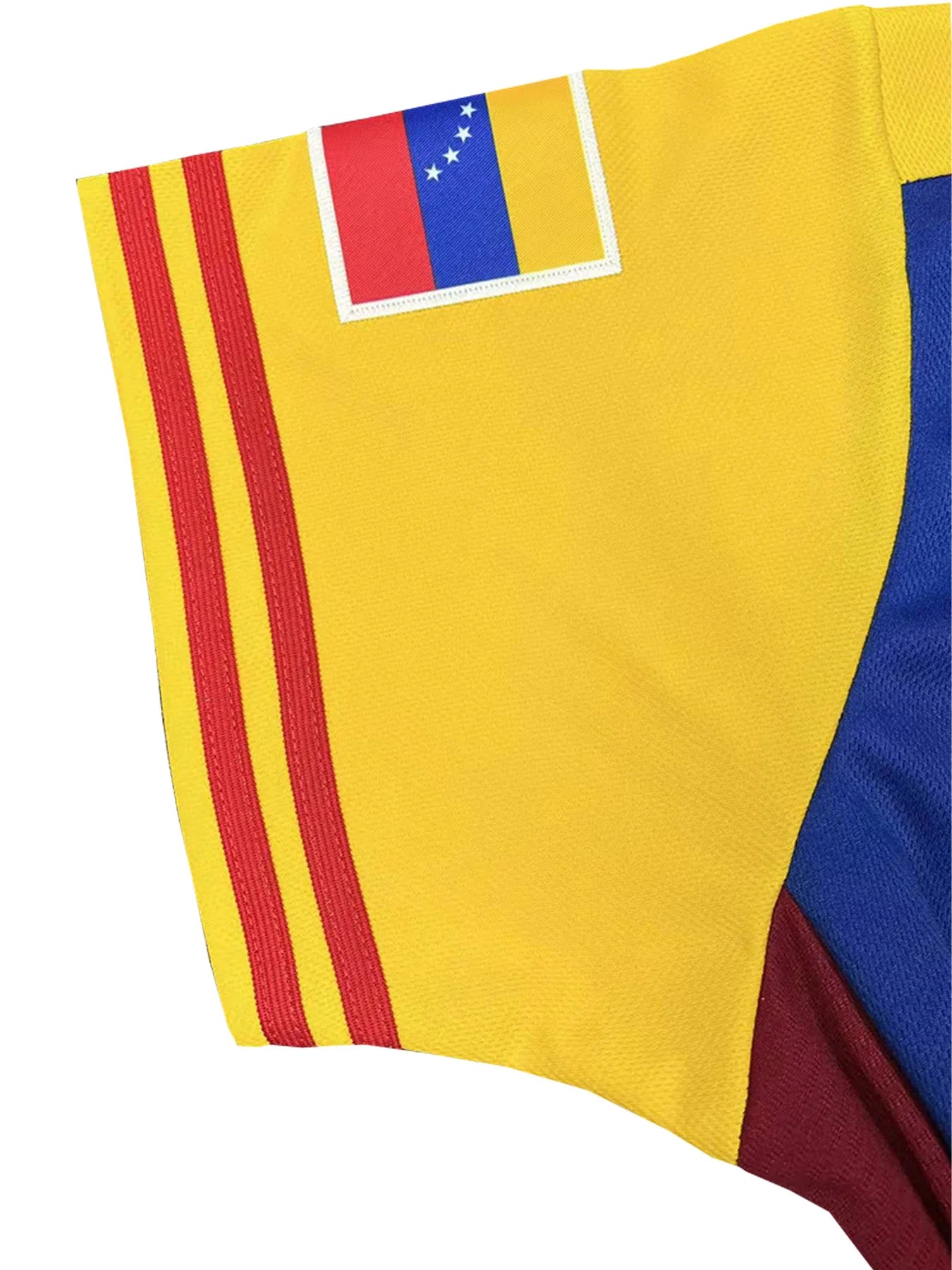 Men's Breathable Baseball Jersey V-Neck Short Sleeve "Venezuela" Embroidery, Breathable Loose Fit Baseball Shirt for Casual Wear