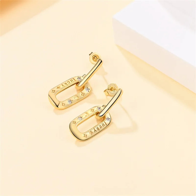 925 Silver Pearl Bee Star Moon Earrings – Trending Fashion Jewelry Gift