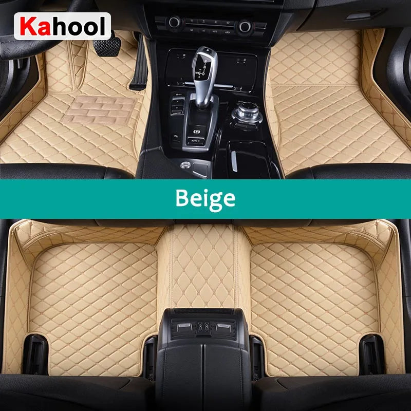 KAHOOL Custom Car Floor Mats For Subaru XV Crosstrek Auto Carpets Foot Coche Accessorie