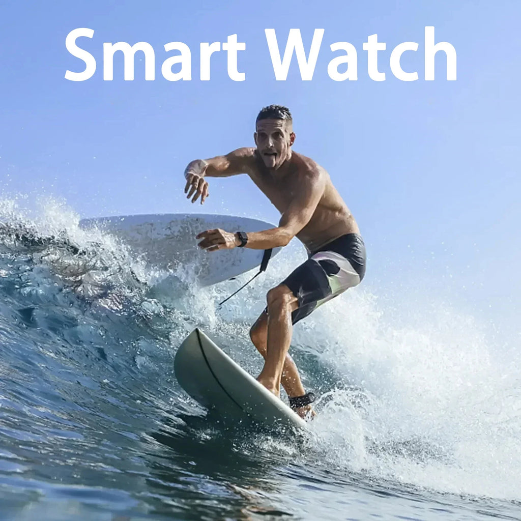Smartwatch For Men Android IOS Phone 1.73" Screen Bluetooth Call Blood Oxygen Pressure Monitoring Smart Watch Women