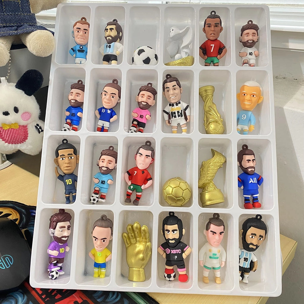 2026NEW Soccer Star Countdown Advent Calendar Football Set 24 Day Advent Calendar Football Party Birthday Gifts Sports Christmas