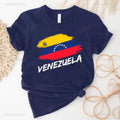Venezuela Flag Gift T-Shirt South America Venezuelan Heritage Cotton Shirt Proud Roots Born Friends Family Present Venezuelans