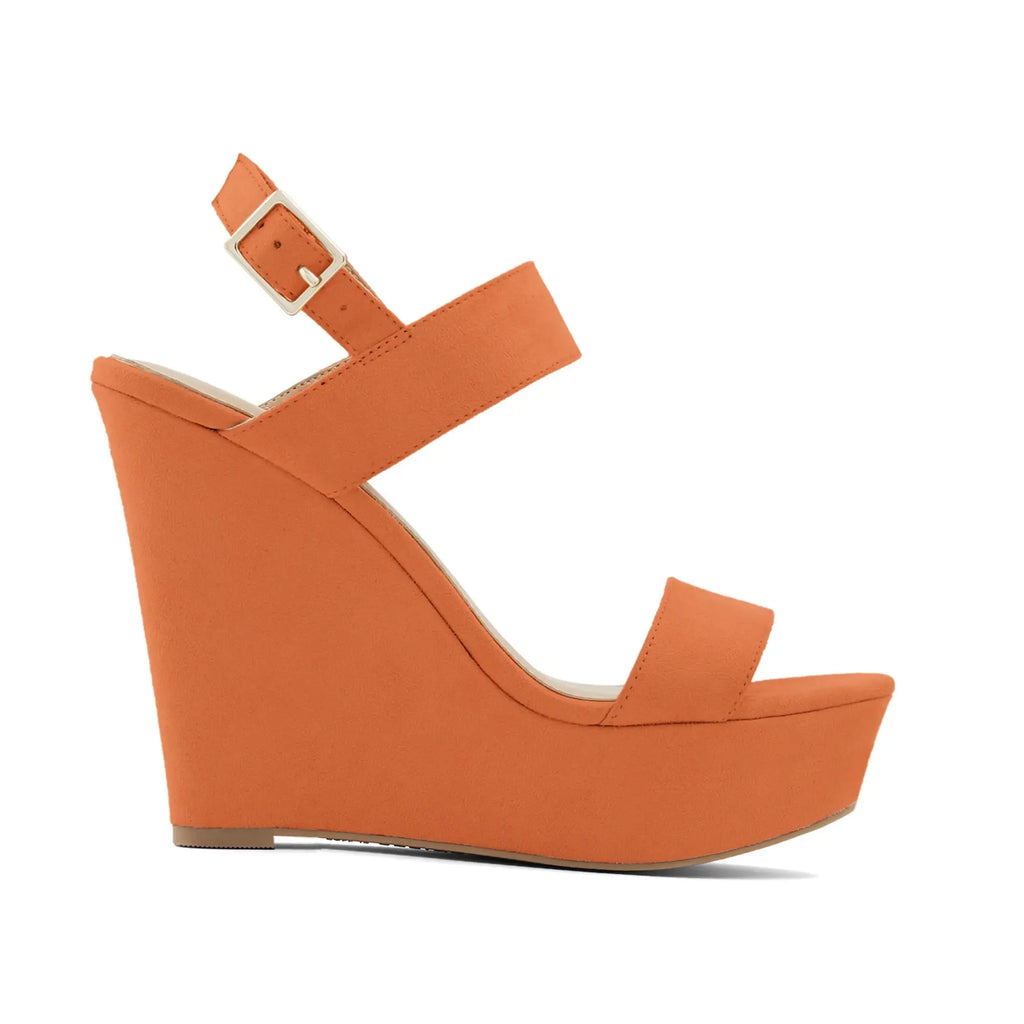 Summer Colourful Sexy Open Toe Ankle Strap Platform Wedge Women Sandals Super Buckle High Heels Gladiator Ladies Wedding Shoes
