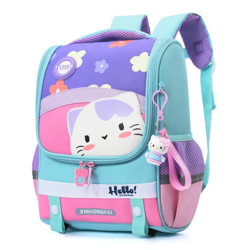 Shark Backpack Boys for Kids Girl Kitten Bookbag for Primary School Bags Travel Back Pack