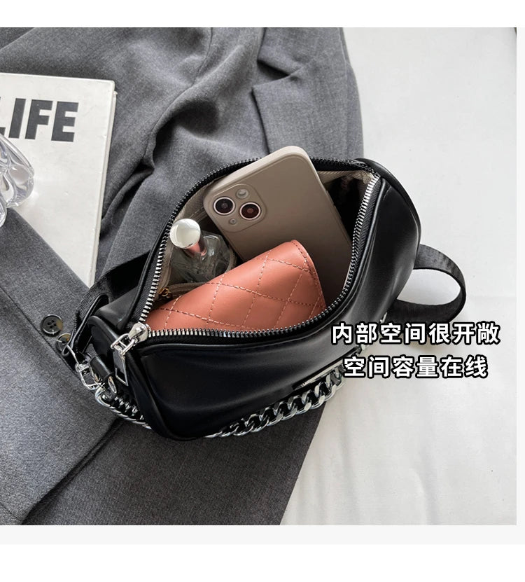 Famous Designer Ladies Shoulder Bag Leather Crossbody Handbag Women Messenger Tote Luxury Brand Classic Elegant Fashionable