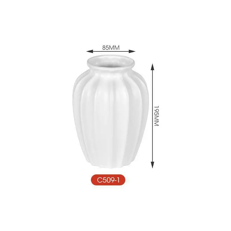 Water Ripple Plastic Vase