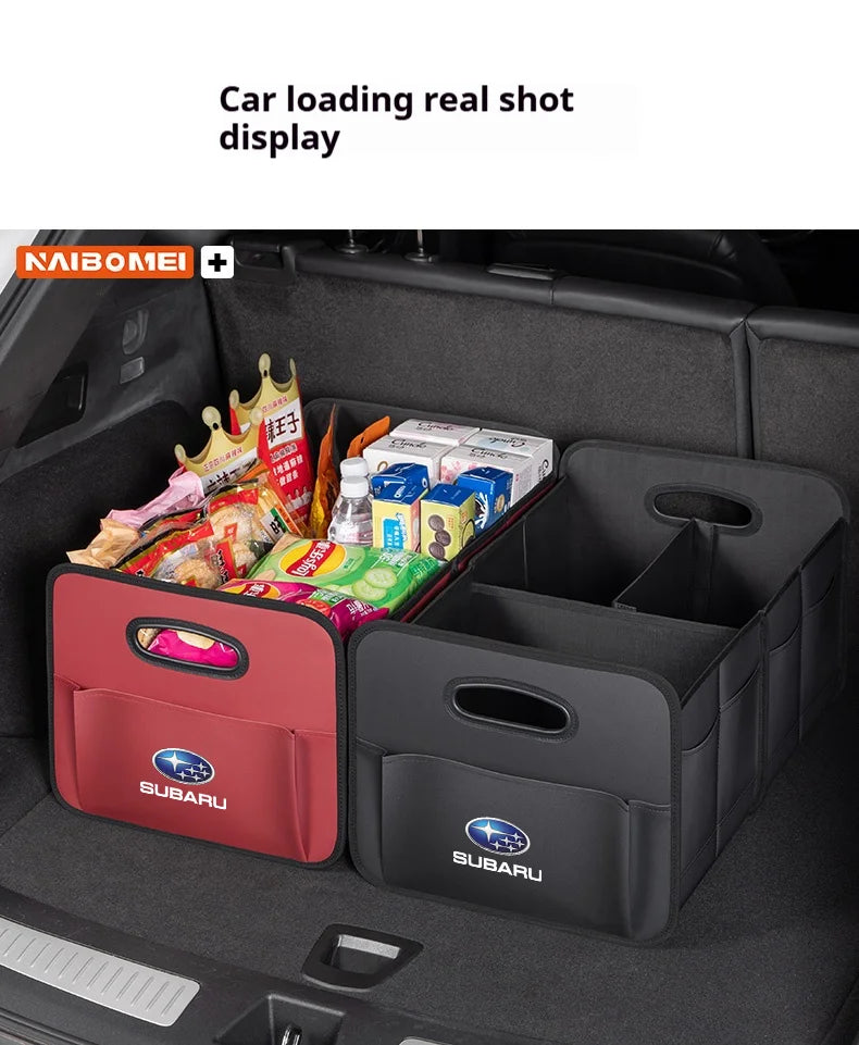 For Subaru STI Brz Wrx Xv Ascent Forester Outback Impreza Legacy Car Trunk Foldable Storage Box Large Capacity Storage Bag