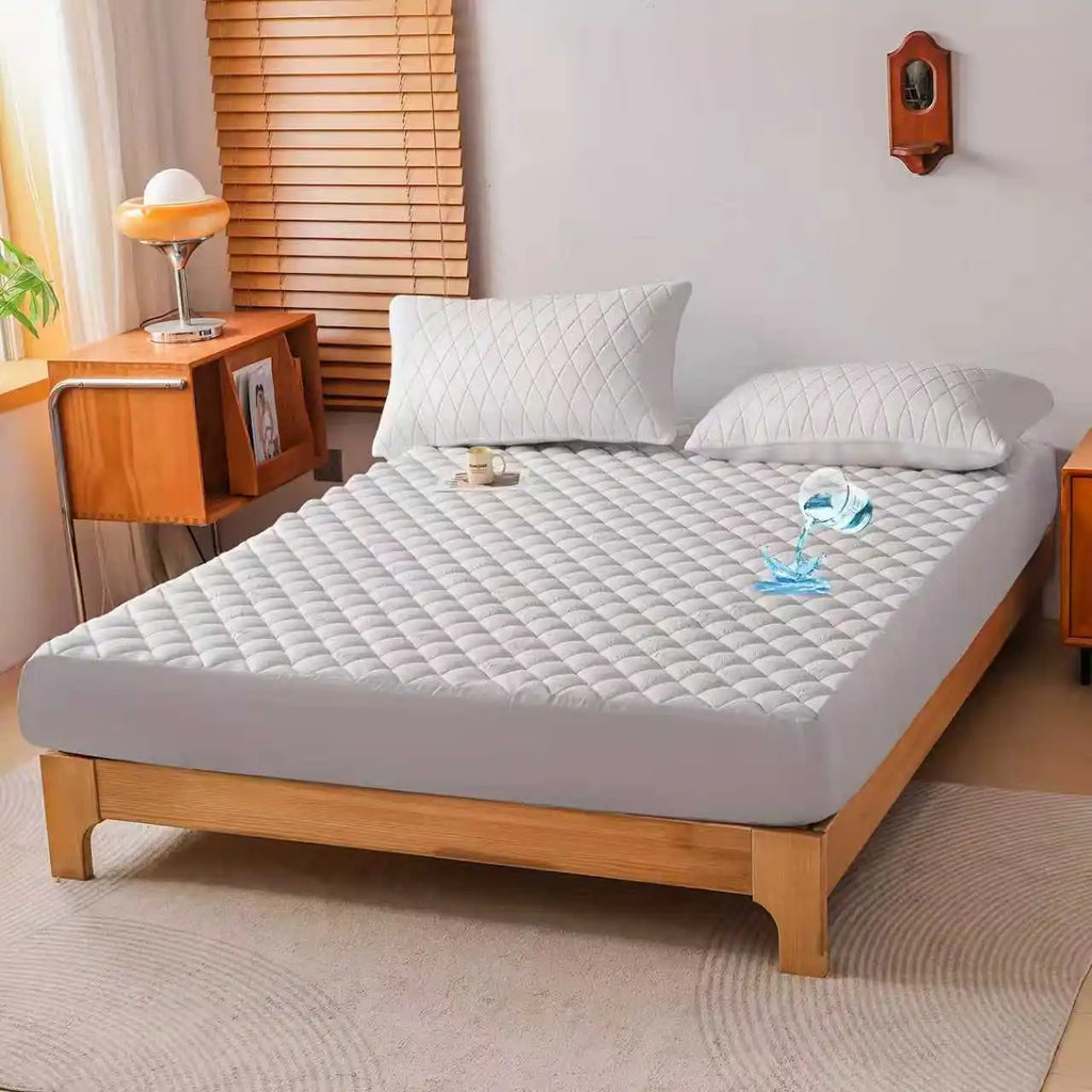 Waterproof Mattress Cover Mattress Protector Soft Breathable Bed Fitted Sheet