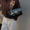 Famous Designer Leather Shoulder Bag For Women - Classic Elegant Handbag Messenger Bag Ladies Luxury Brand