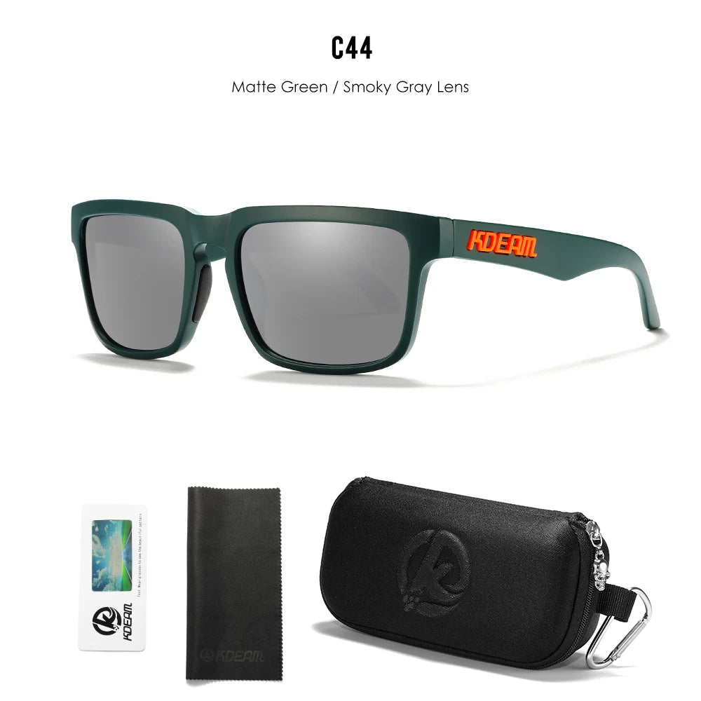 KDEAM Men's Square Sunglasses