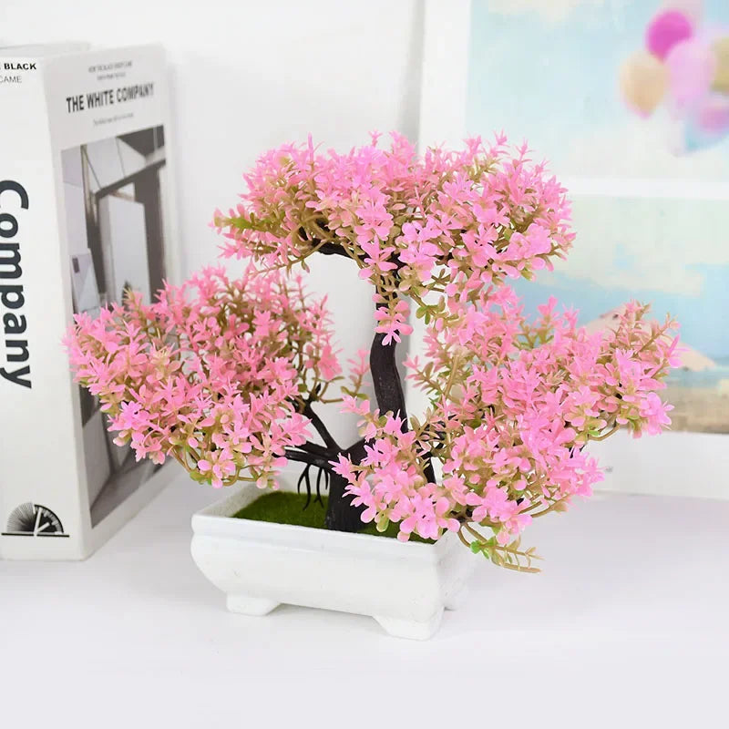 Artificial Plants Bonsai Small Tree Pot