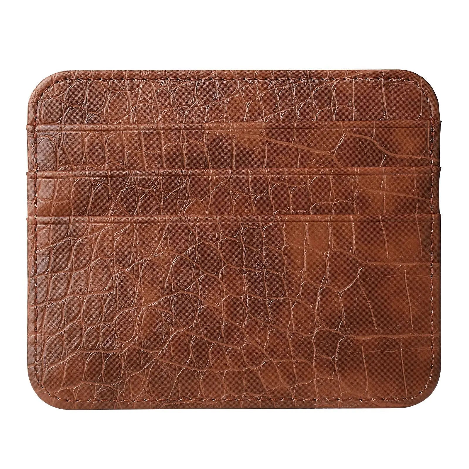 Double-sided Credit Card Holder Slim Bank Card ID Cards Coin Pouch Case Bag Wallet Organizer Women Men Thin Business Card Purse