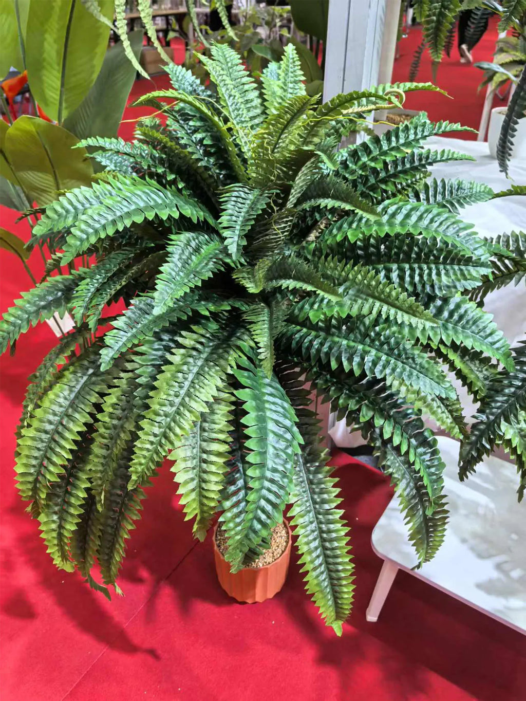 Leaves Artificial Boston Fern Large Hanging Plants