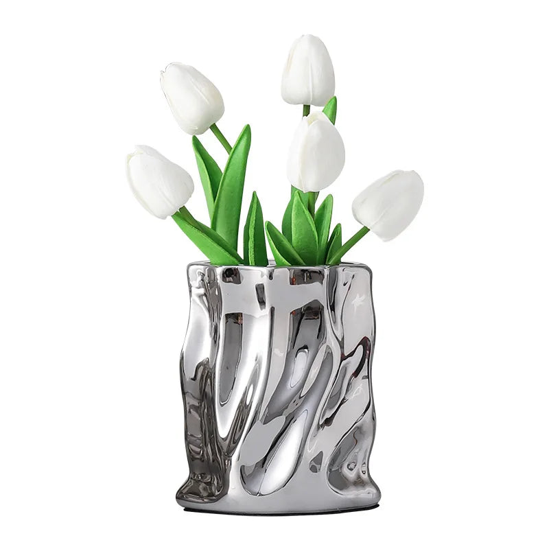 Nordic Ceramic Irregular Vase