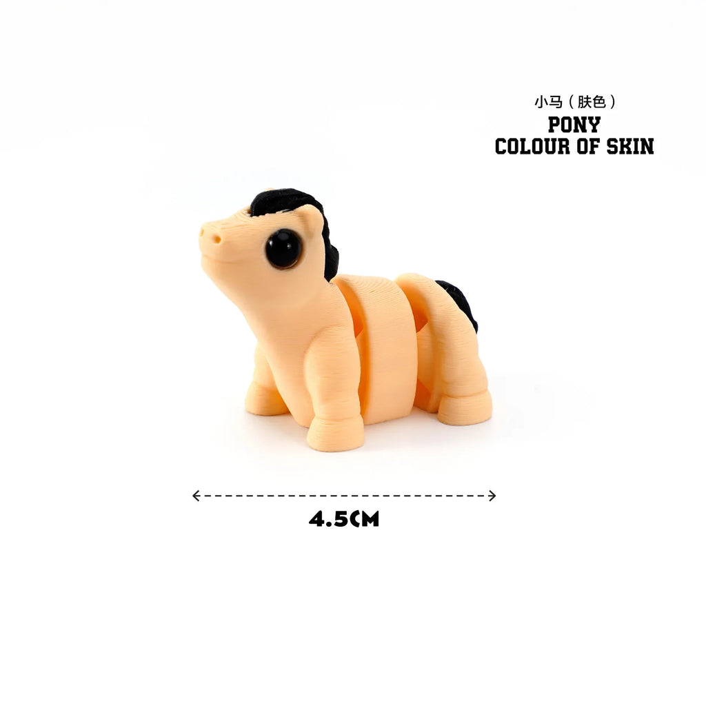 3D Printed Mini Animals Multi-Joint Rotatable Fidget Toys Office Desk Decoration Home Decor Animal Model Figurine Kid Gift 피규어