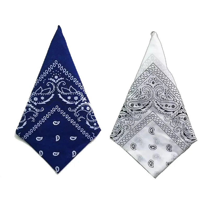 1/2pcs Hip Hop Bandana Man Women Fashion Outdoor Headbands Hair Band Wrist Wraps Hair Scarves High Quality Hair Accessories