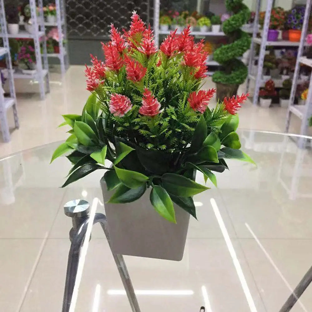 Artificial Flowers Plant Pot
