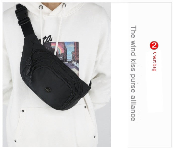 Unisex Waist Bag Multi-Functional Large Capacity Water Repellent Outdoor Sports Mobile Phone Wallet Oxford Cloth Cashier Bag