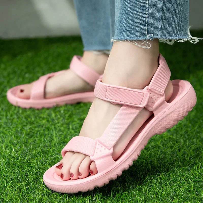 New Fashion Platform Sport Casual Flat Sandals Non-slip Outdoor Beach Sandalias Chaussure Femme