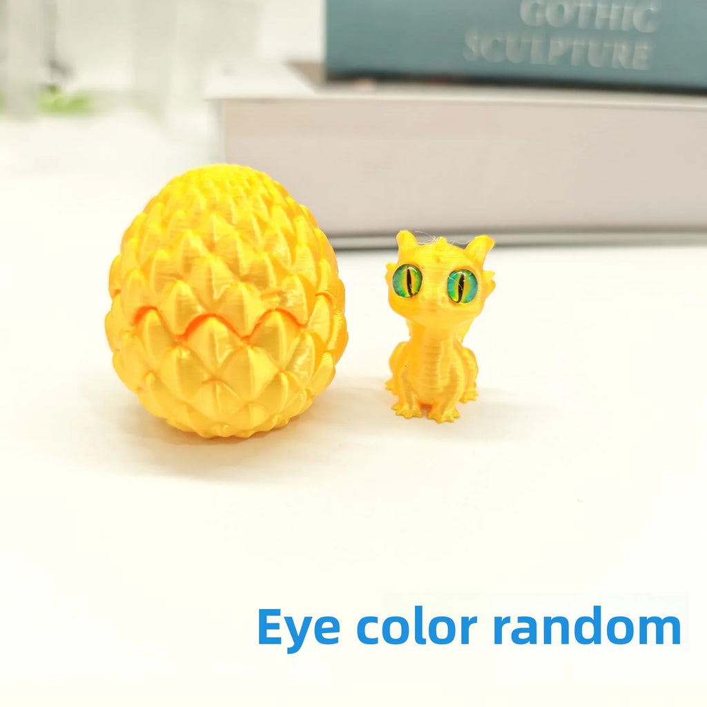 3D Printed Toys Mini Dragon Egg Set Creative Simulations Model Easter Home Decor Kids Gift Cute 3D Printing Design