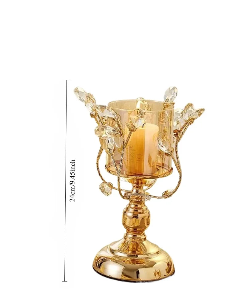 Candle Holder Wedding Decoration European Style Candle Holders Home Crystal Candle Holder Decorations Romantic