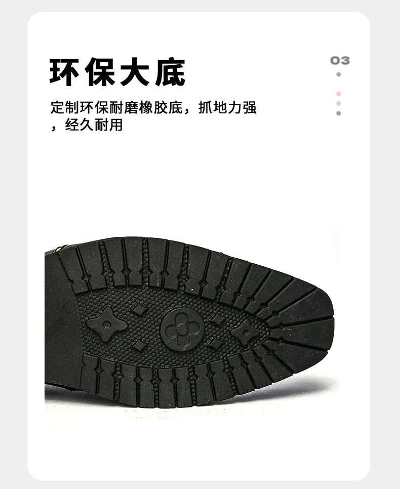 Summer New Sandals Comfortable, Lightweight, Personalized, Handsome, Fashionable, Popular, One Step Men's Leather Shoes
