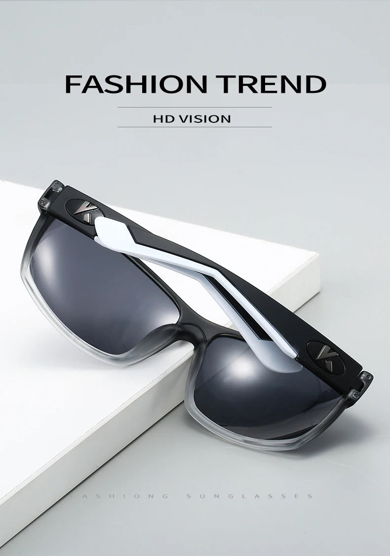 Karos Super Fashion Square Polarized Sunglasses Men Women UV protection outdoor Riding Fishing Retro Designer Sun Glasses UV400