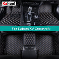 KAHOOL Custom Car Floor Mats For Subaru XV Crosstrek Auto Carpets Foot Coche Accessorie